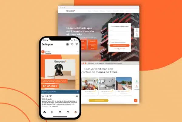 Diseño web y piezas de comunicación de Grocasa